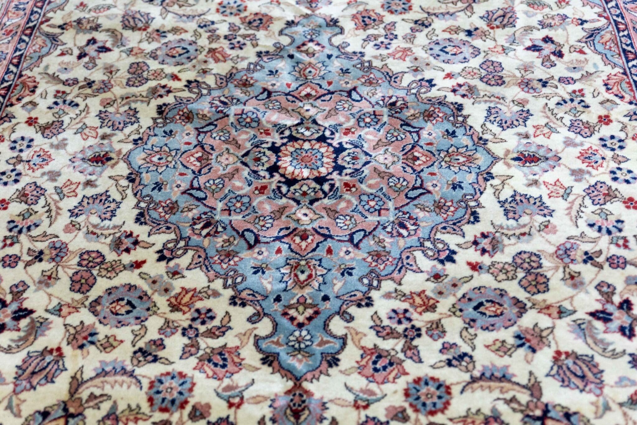 Perserteppich Sarough 291 x 201 cm Wolle handgeknüpft