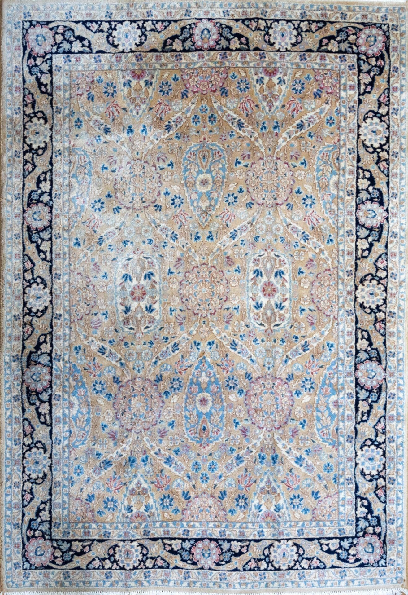Perserteppich Kerman 238x164cm Schurwolle handgeknüpft