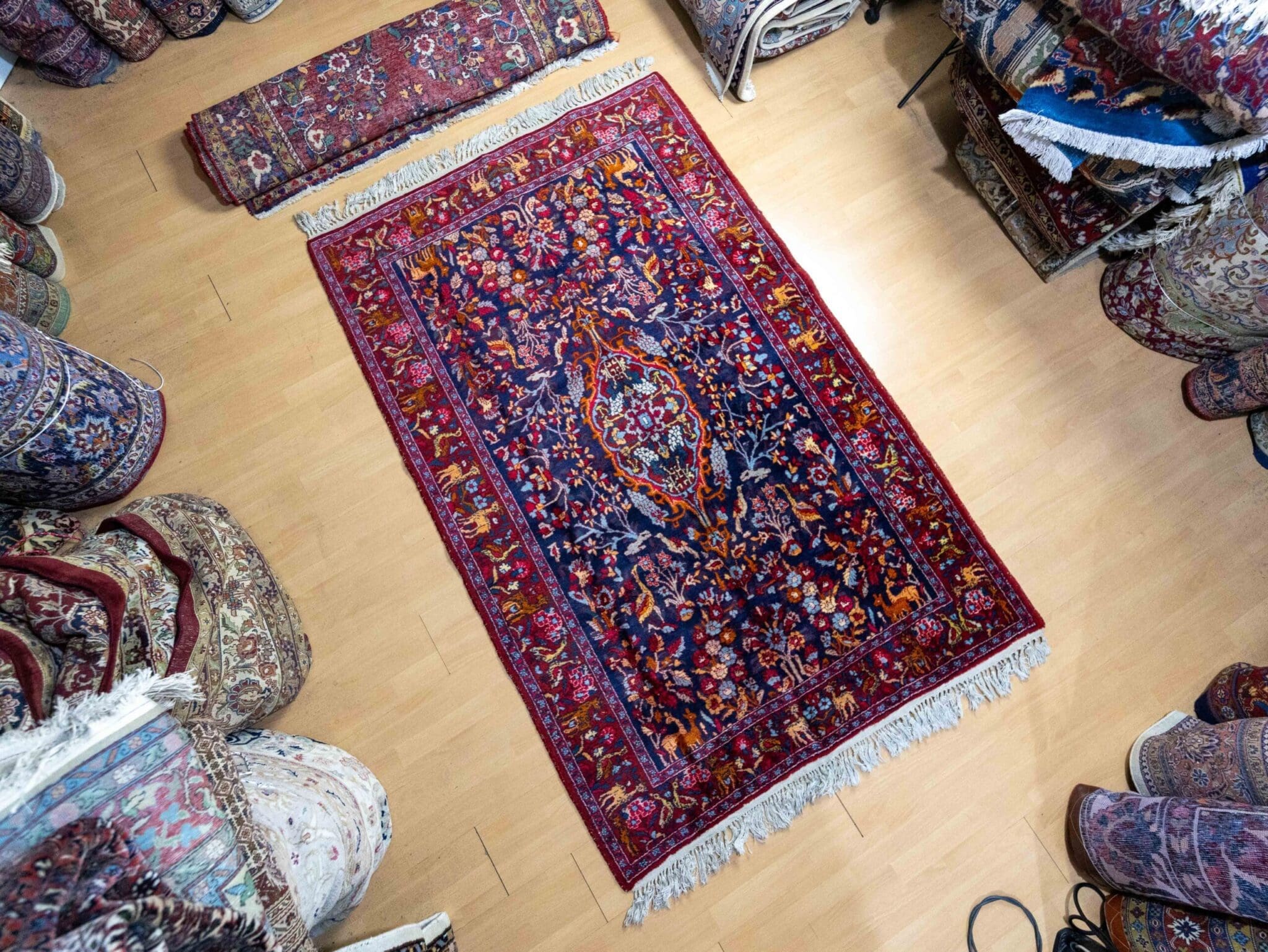 Perserteppich Farmahin 223x145cm Wolle handgeknüpft
