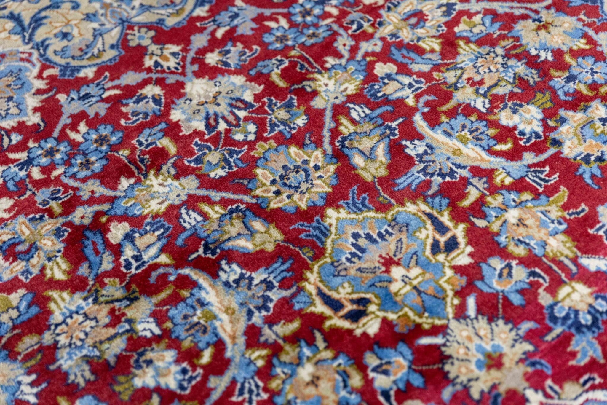 Perserteppich Kashan 353 x 263 cm Wolle handgeknüpft