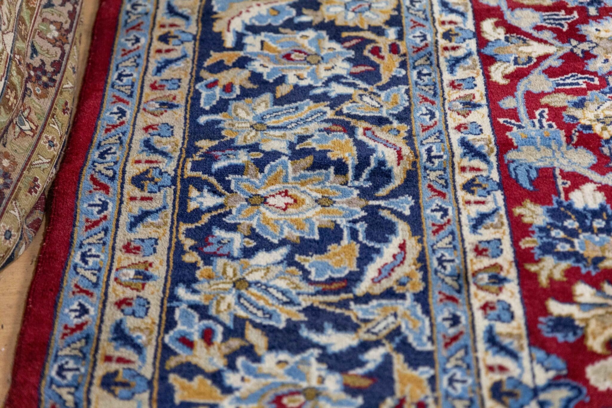 Perserteppich Kashan 353 x 263 cm Wolle handgeknüpft