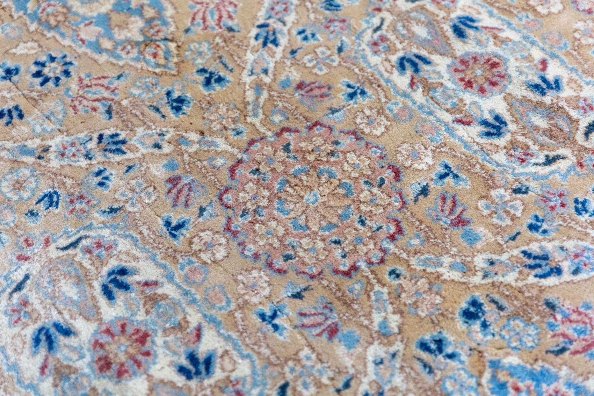 Perserteppich Kerman 238x164cm Schurwolle handgeknüpft