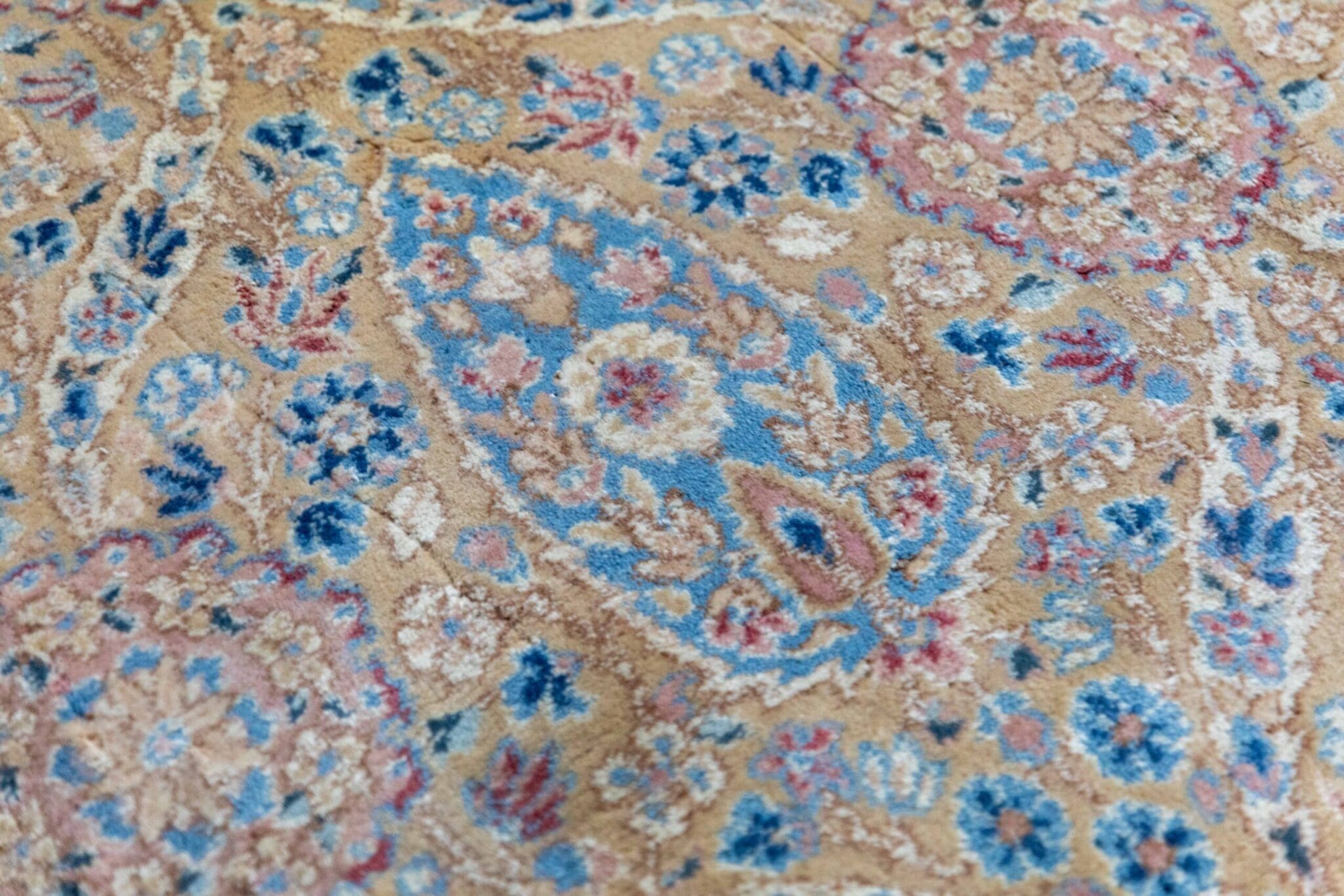 Perserteppich Kerman 238x164cm Schurwolle handgeknüpft