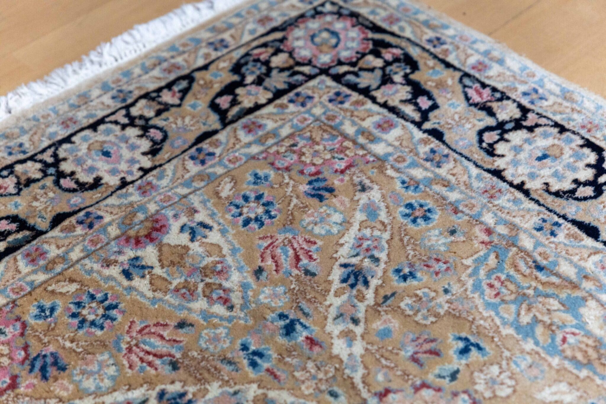 Perserteppich Kerman 238x164cm Schurwolle handgeknüpft