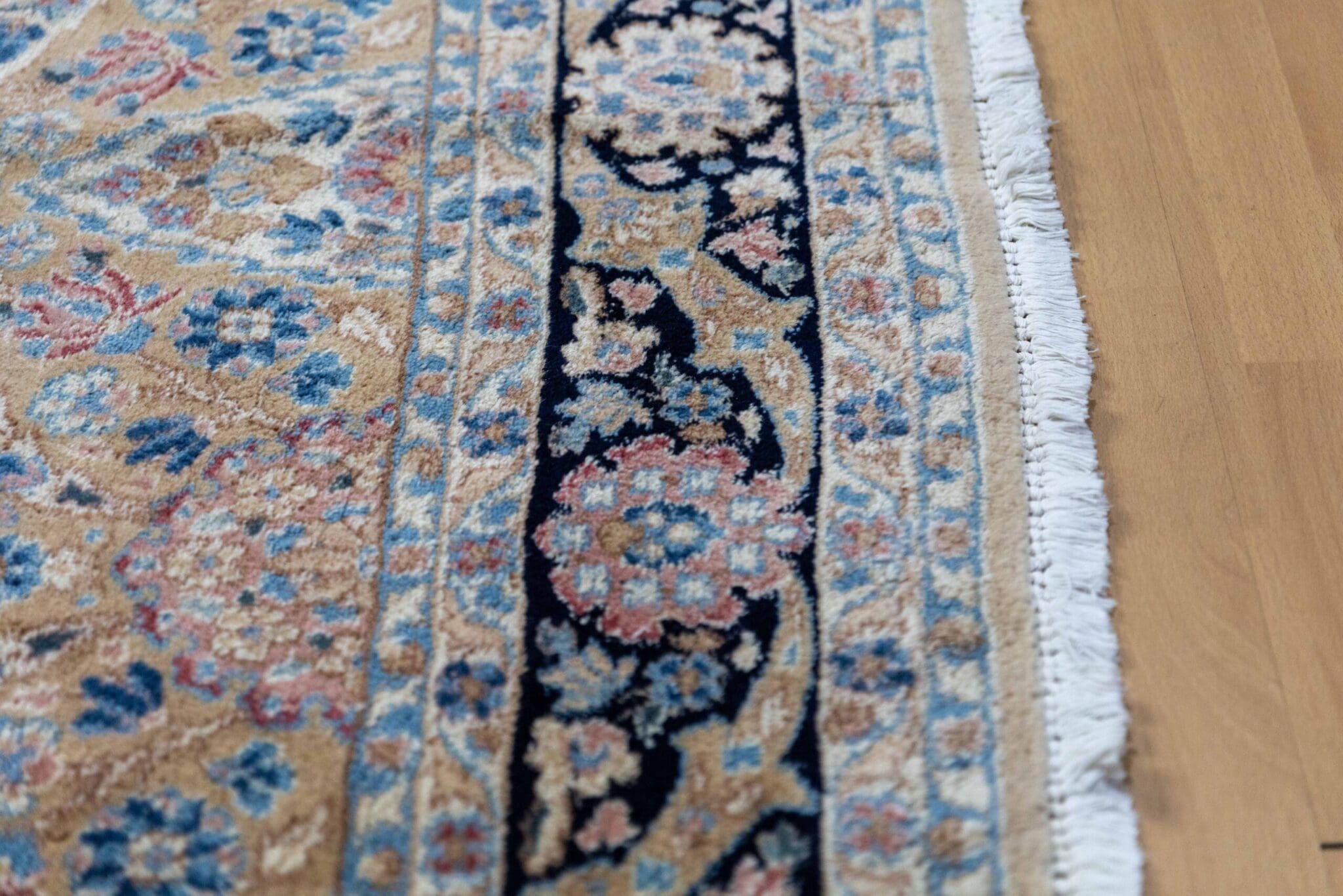 Perserteppich Kerman 238x164cm Schurwolle handgeknüpft