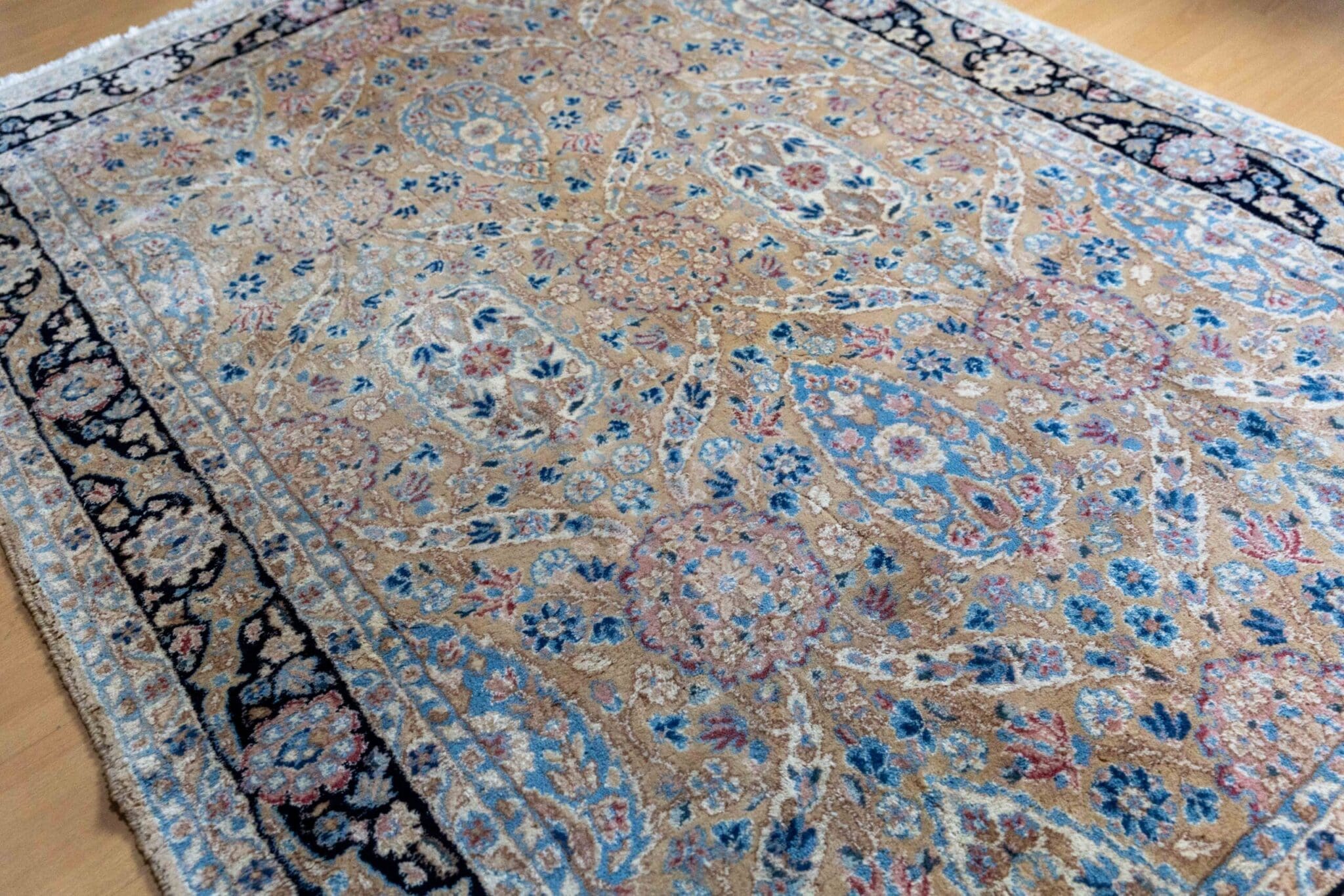 Perserteppich Kerman 238x164cm Schurwolle handgeknüpft