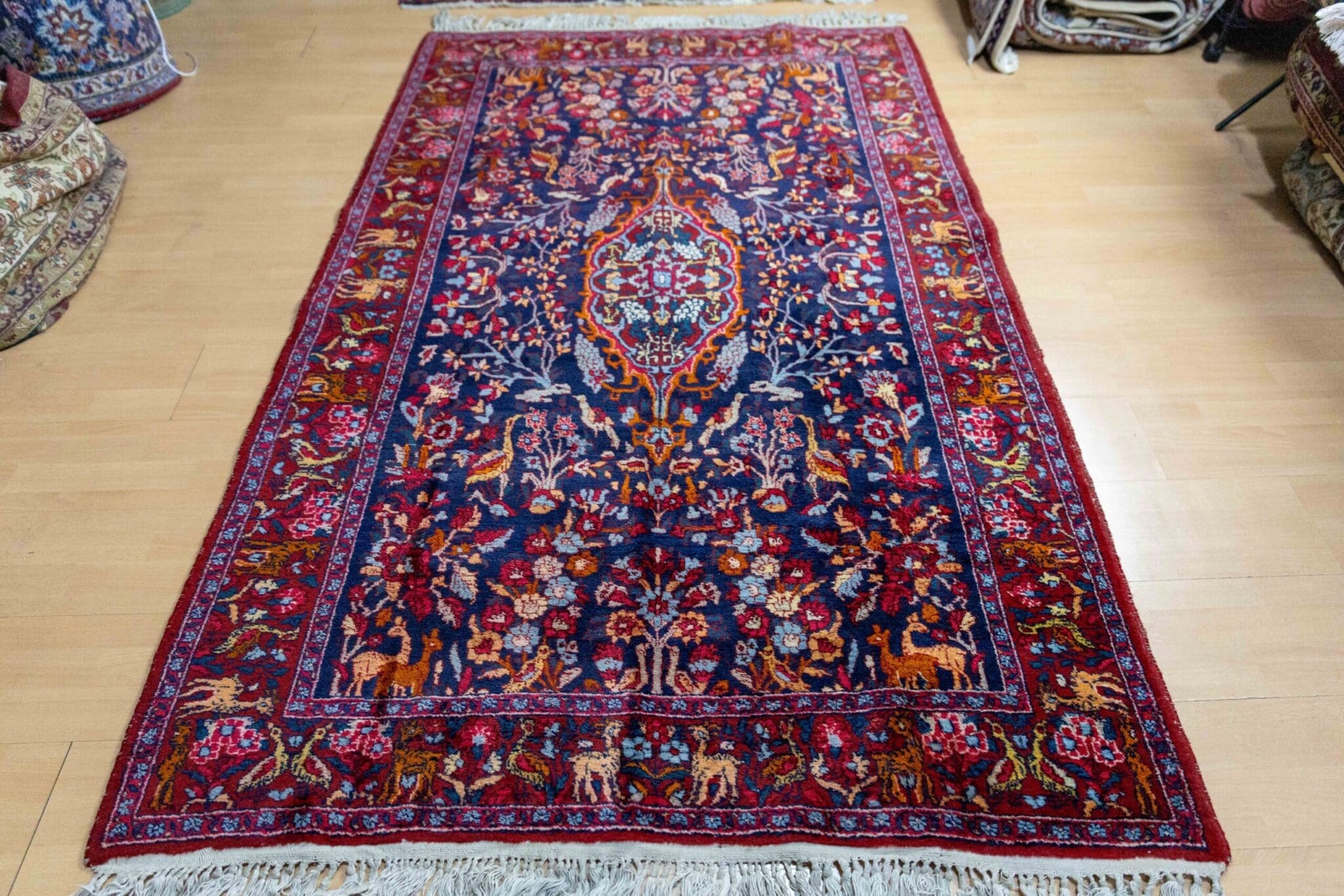 Perserteppich Farmahin 223x145cm Wolle handgeknüpft