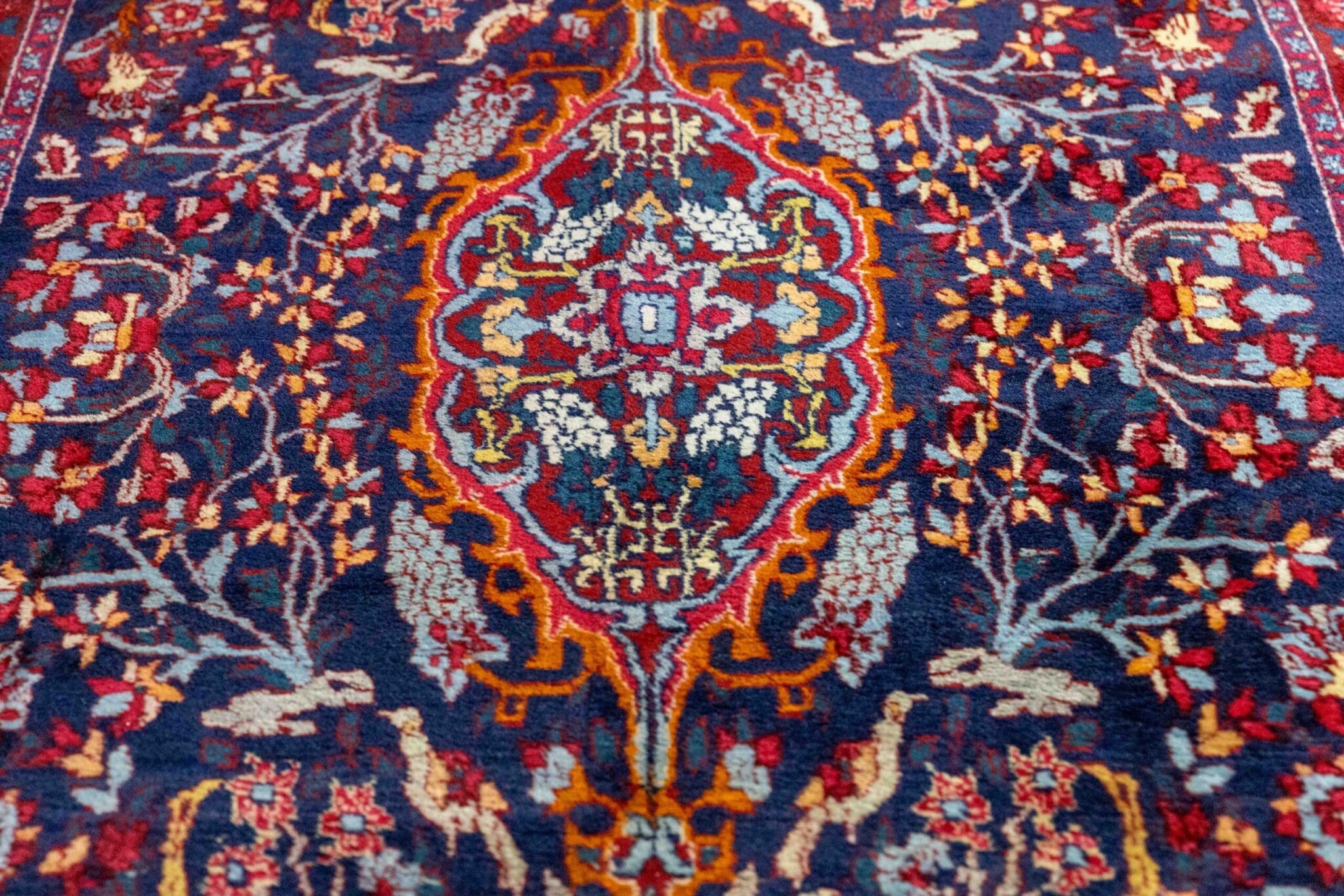Perserteppich Farmahin 223x145cm Wolle handgeknüpft