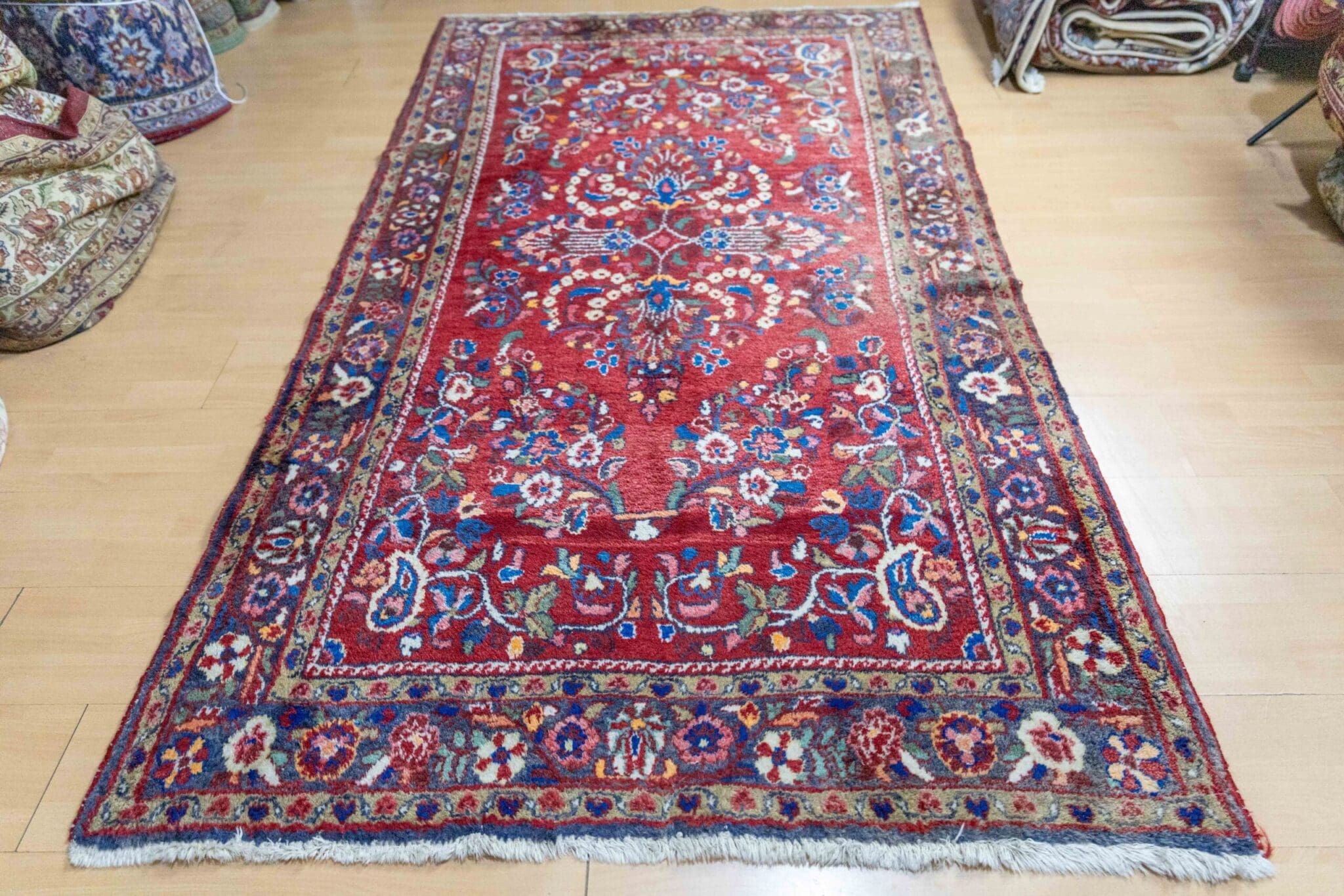 img_0313-scaled Perserteppich Hamedan Malayer 263 x 145 cm Wolle handgeknüpft