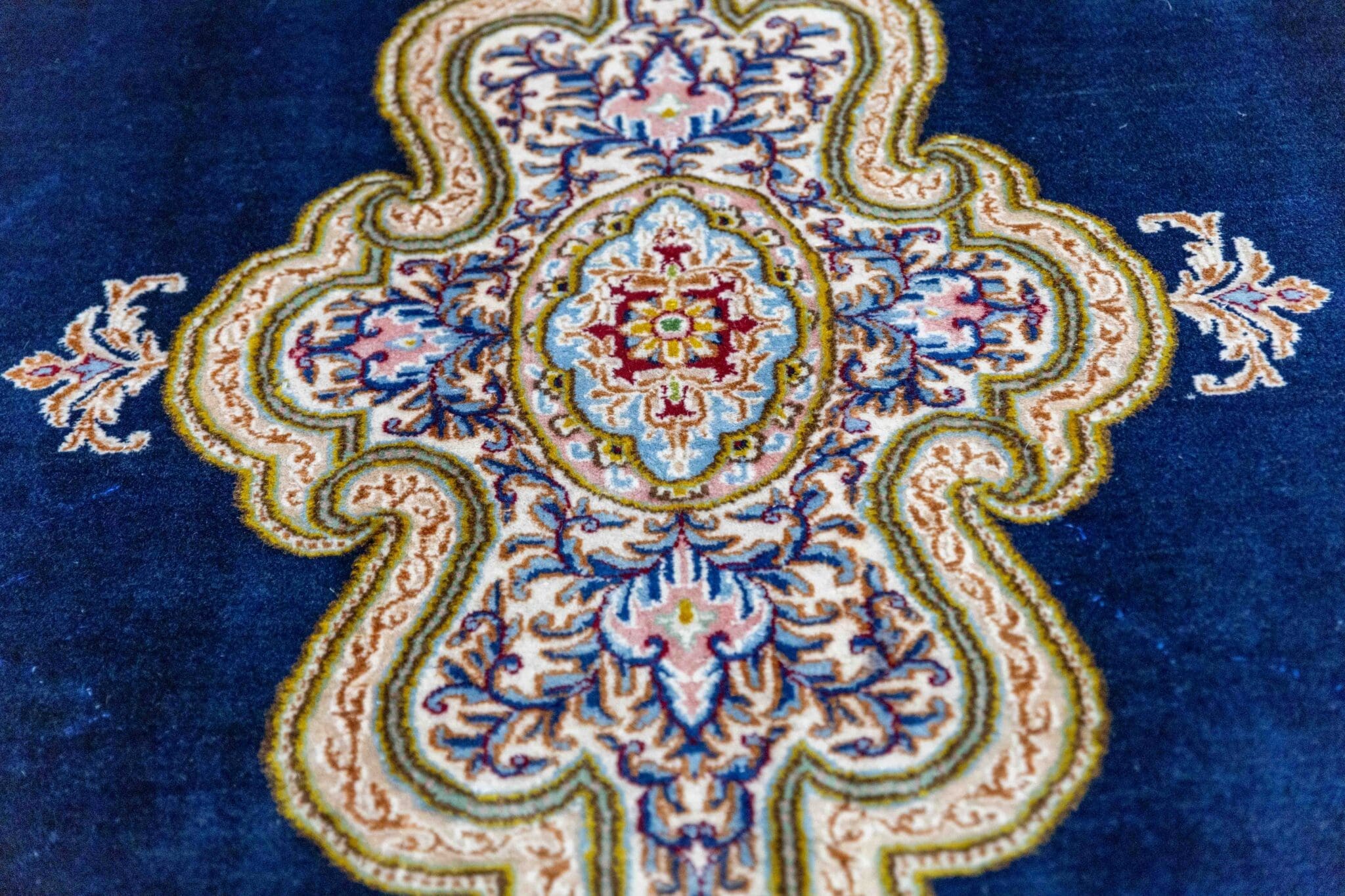 Perserteppich Kirman 349 x 249 cm Wolle handgeknüpft