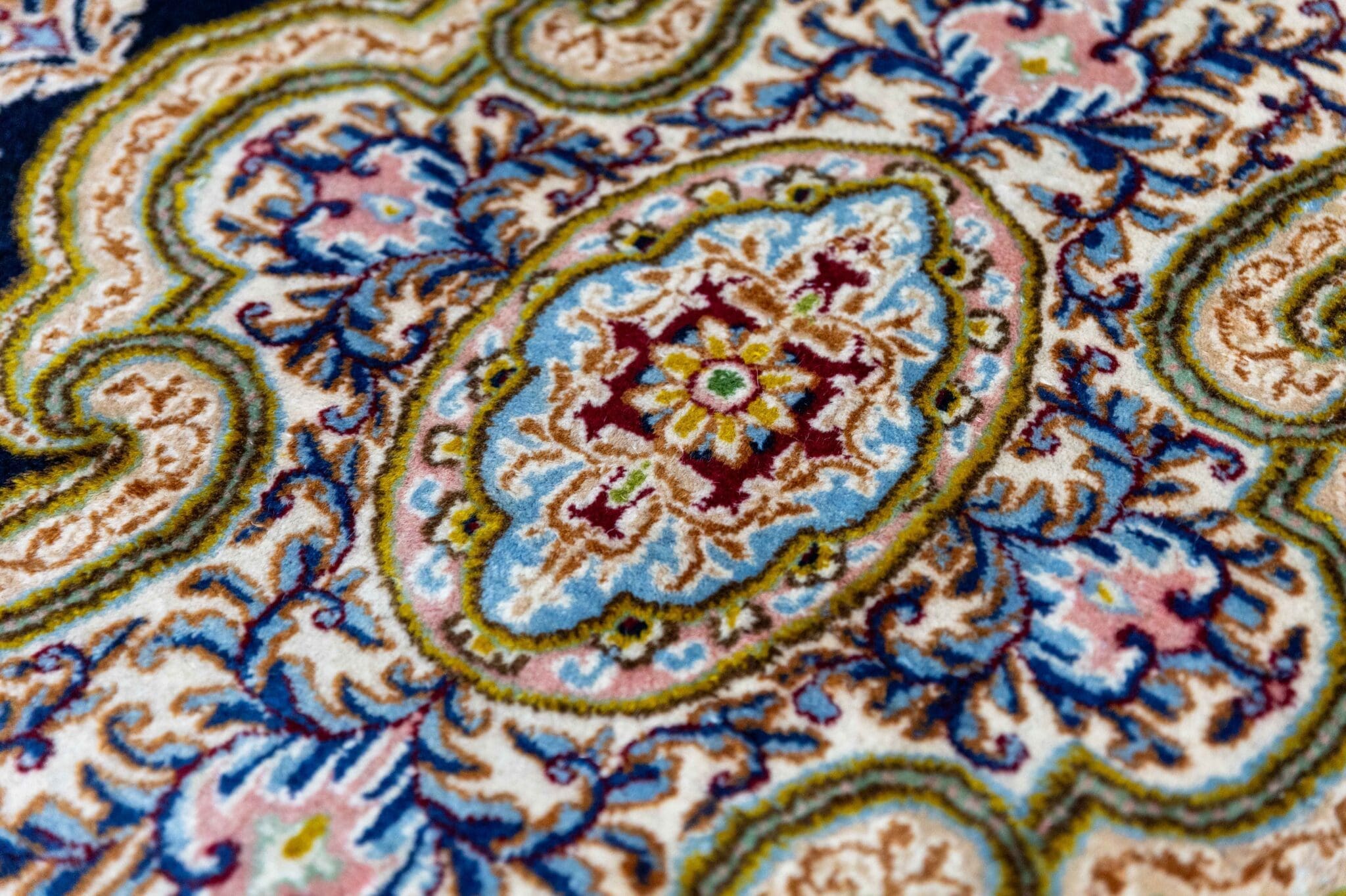 Perserteppich Kirman 349 x 249 cm Wolle handgeknüpft