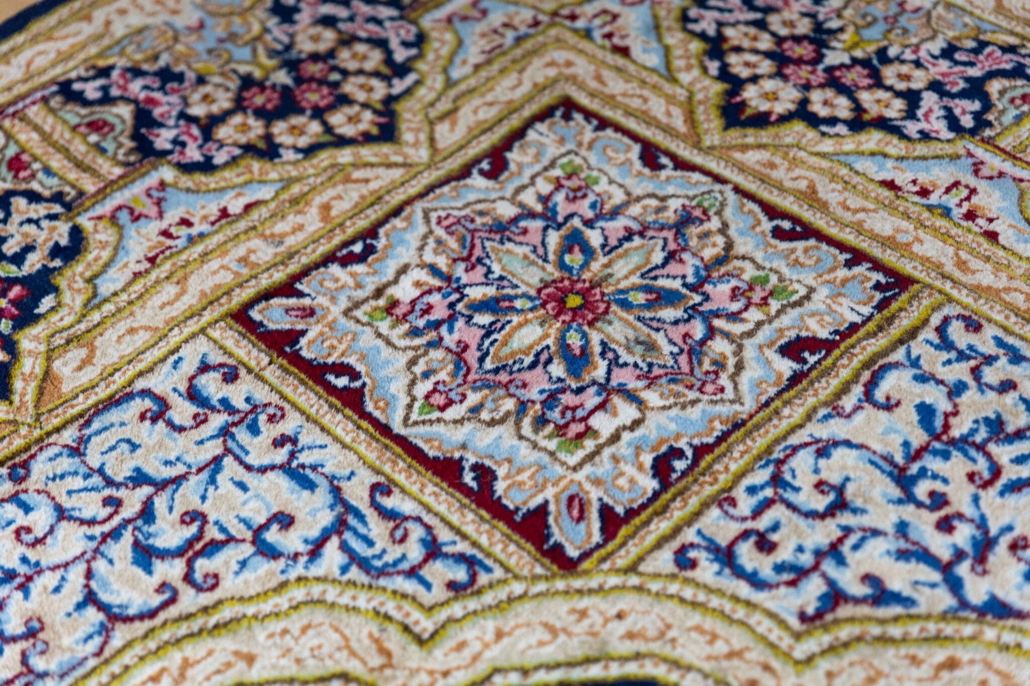 Perserteppich Kirman 349 x 249 cm Wolle handgeknüpft