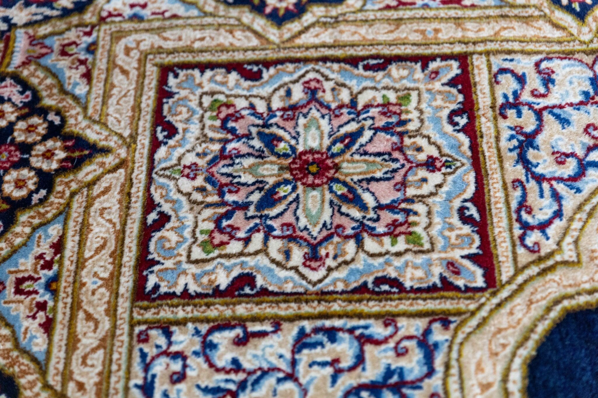 Perserteppich Kirman 349 x 249 cm Wolle handgeknüpft