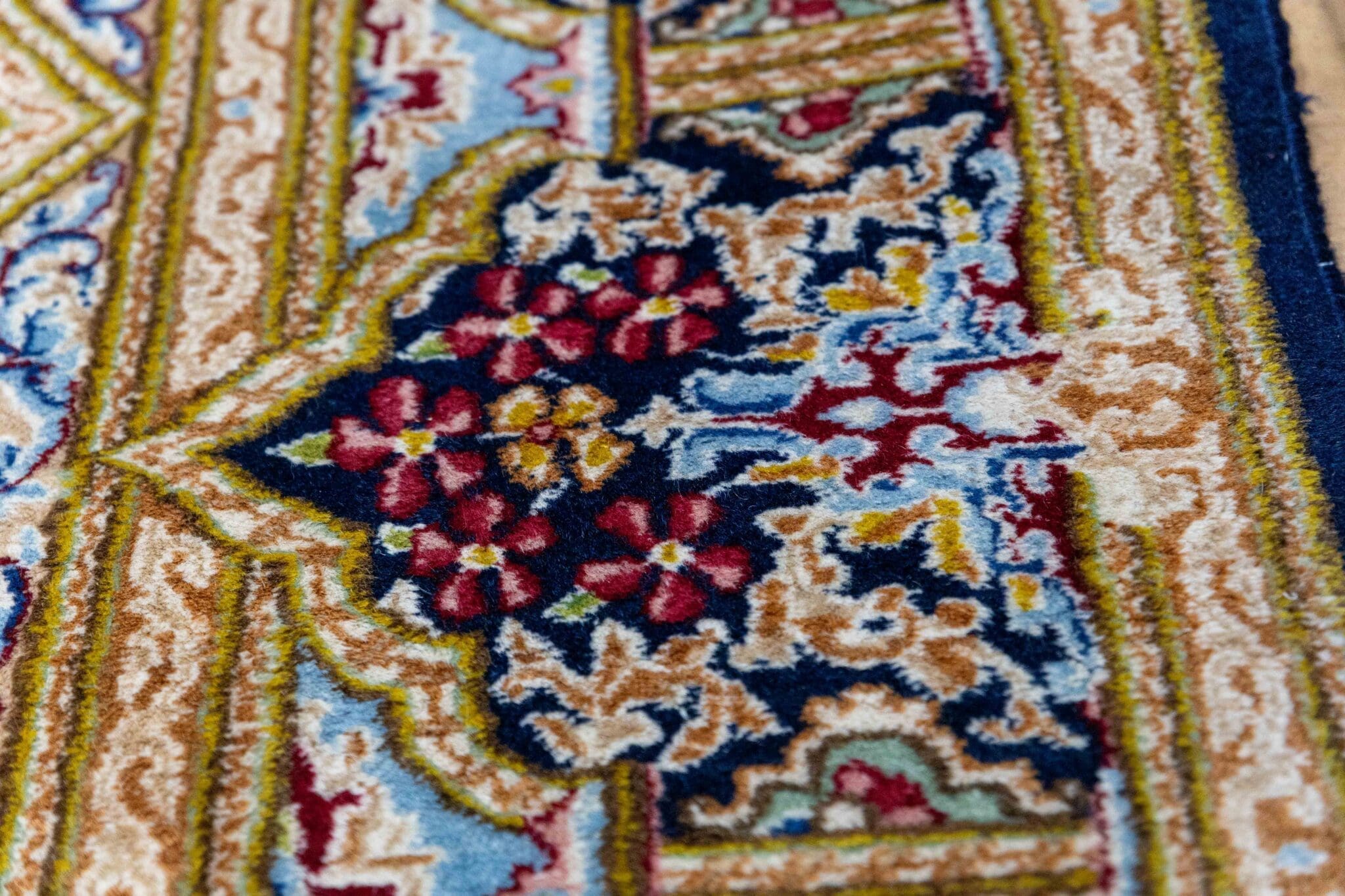 Perserteppich Kirman 349 x 249 cm Wolle handgeknüpft