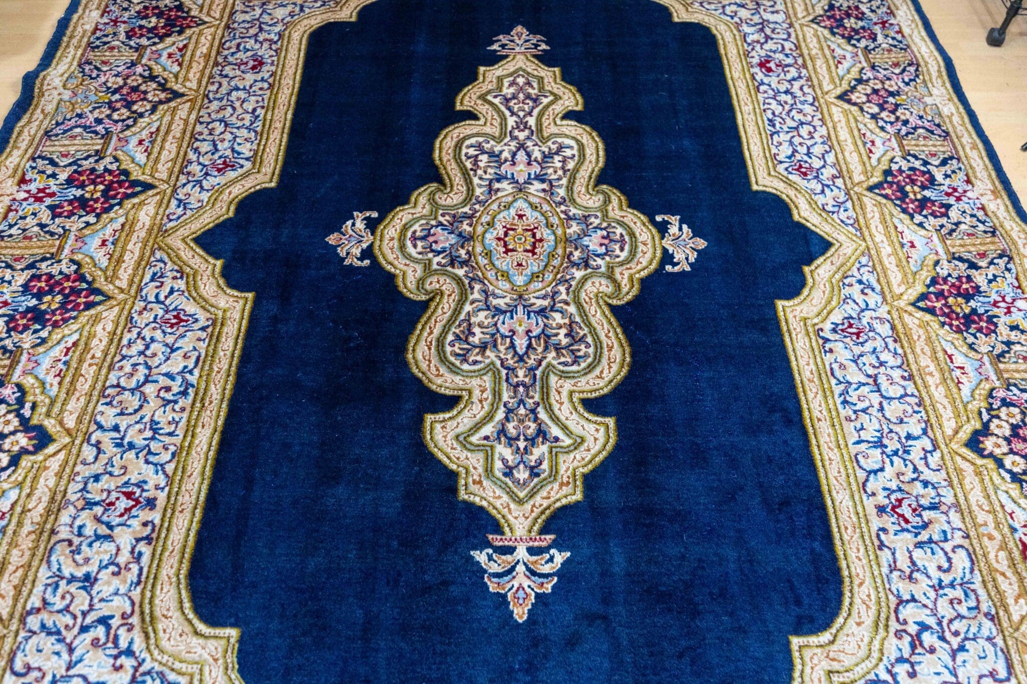 Perserteppich Kirman 349 x 249 cm Wolle handgeknüpft