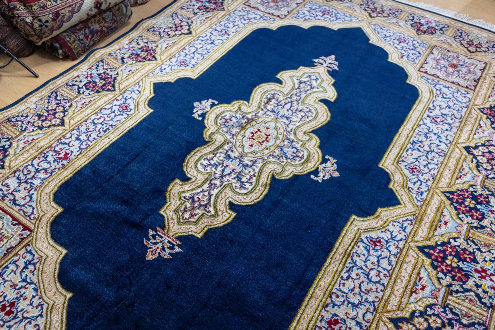 Perserteppich Kirman 349 x 249 cm Wolle handgeknüpft