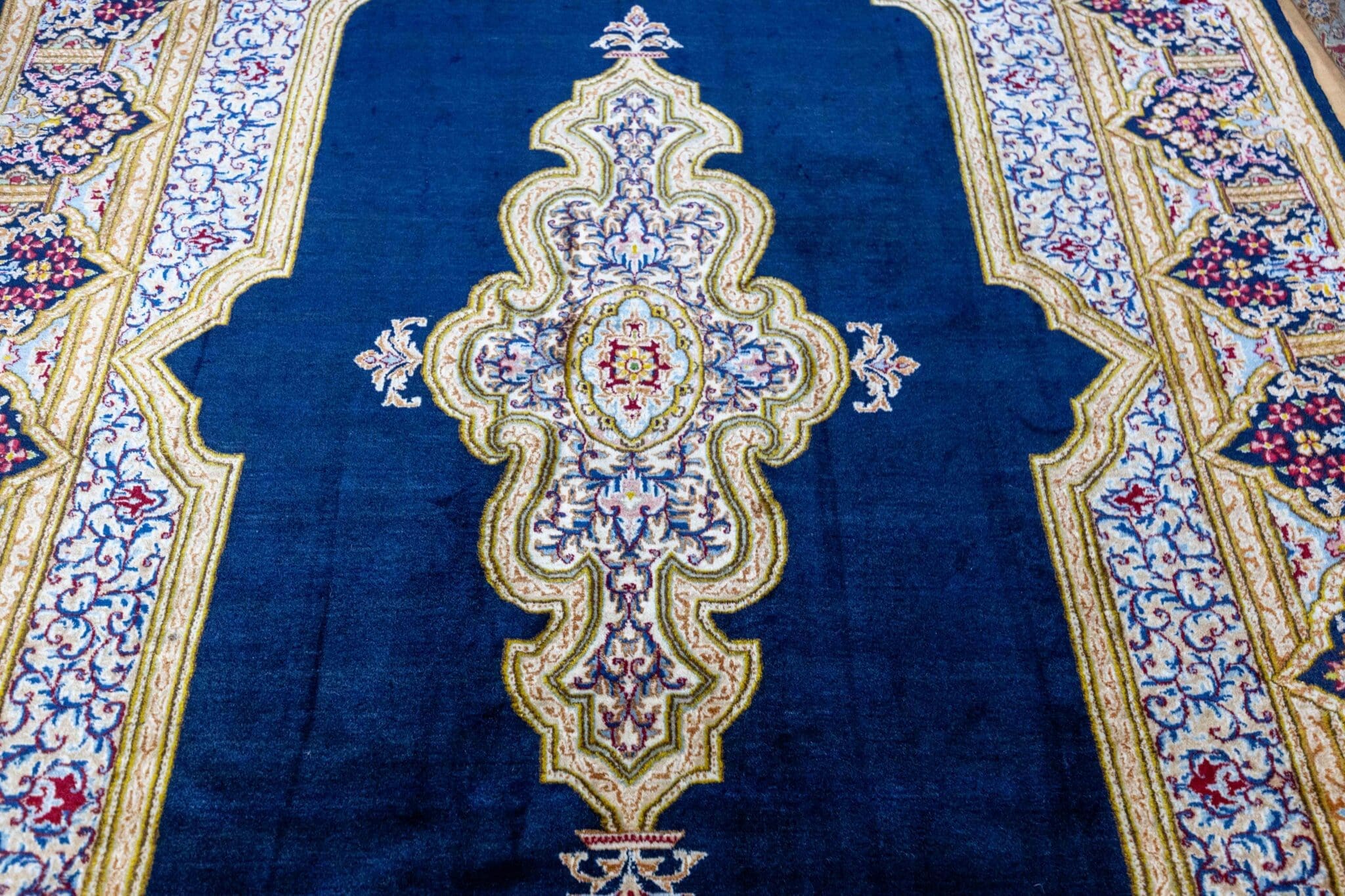 Perserteppich Kirman 349 x 249 cm Wolle handgeknüpft
