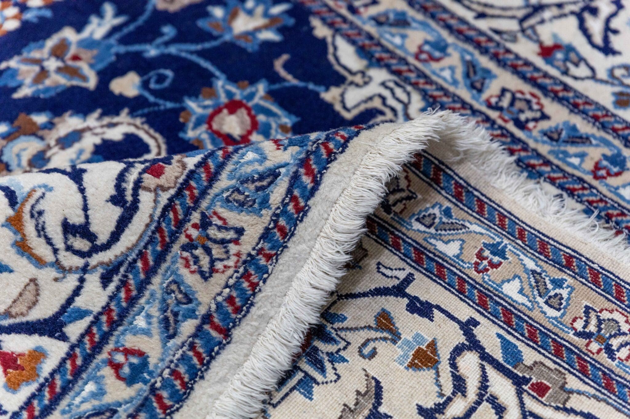 Perserteppich Nain 354x243 cm Wolle handgeknüpft