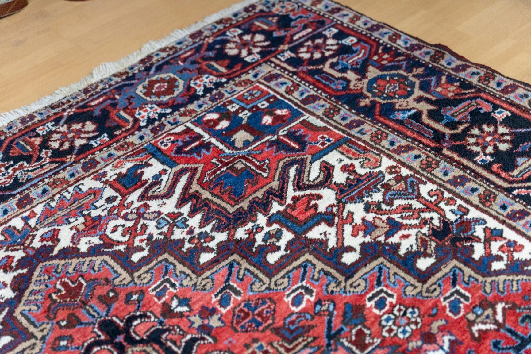 Perserteppich Heriz 301x216 cm Wolle handgeknüpft