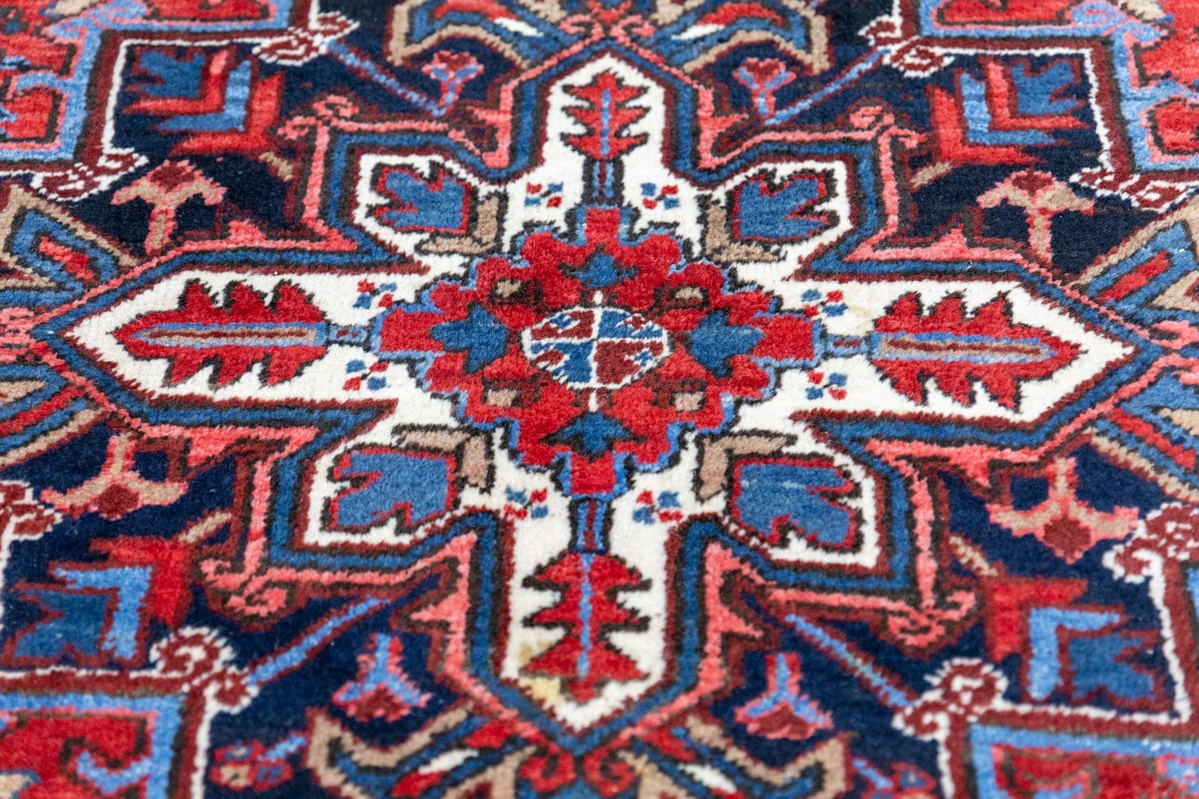 Perserteppich Heriz 301x216 cm Wolle handgeknüpft