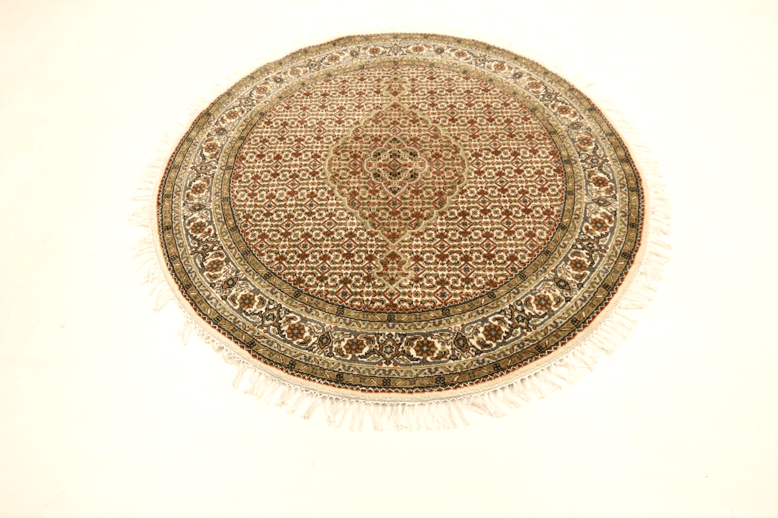 wunderschoner-orientteppich-super-tabriz-150-x-150-cm-ca-300000-1 Orientteppich Täbriz 150 x 150 cm Wolle handgeknüpft