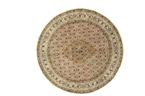 wunderschoner-orientteppich-super-tabriz-150-x-150-cm-ca-300000-3 Orientteppich Täbriz 150 x 150 cm Wolle handgeknüpft