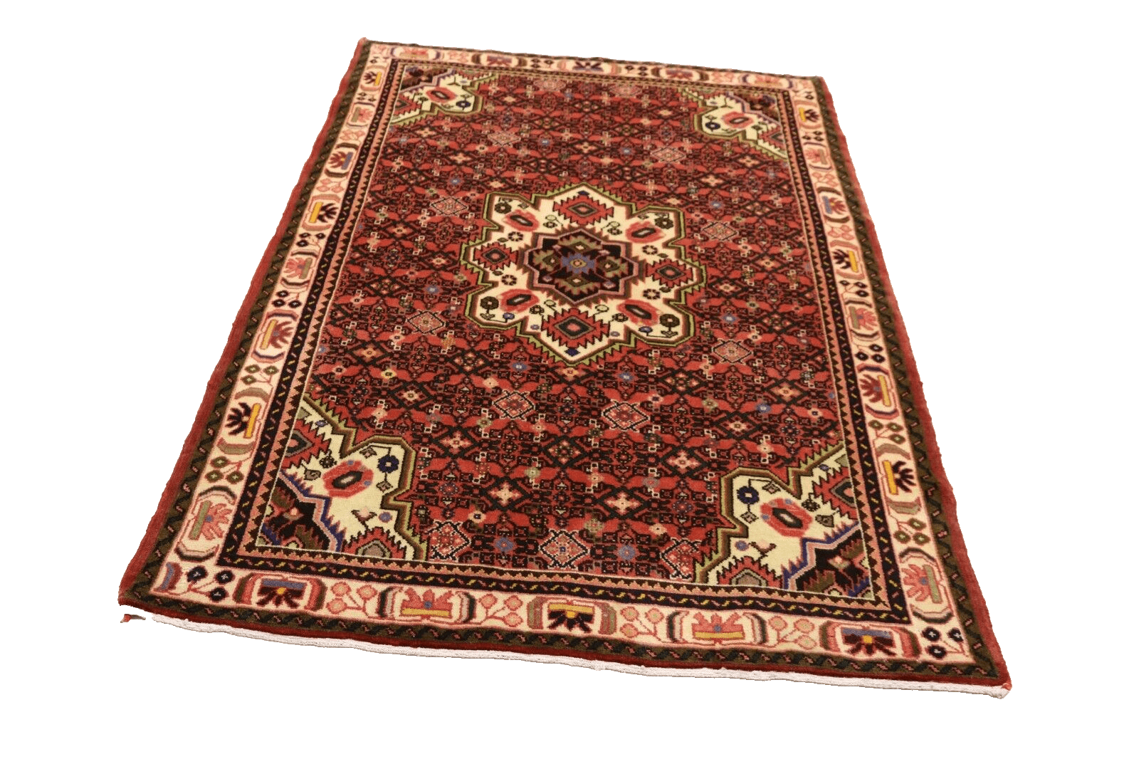 Perserteppich Hamadan 200 x 145 cm Wolle handgeknüpft