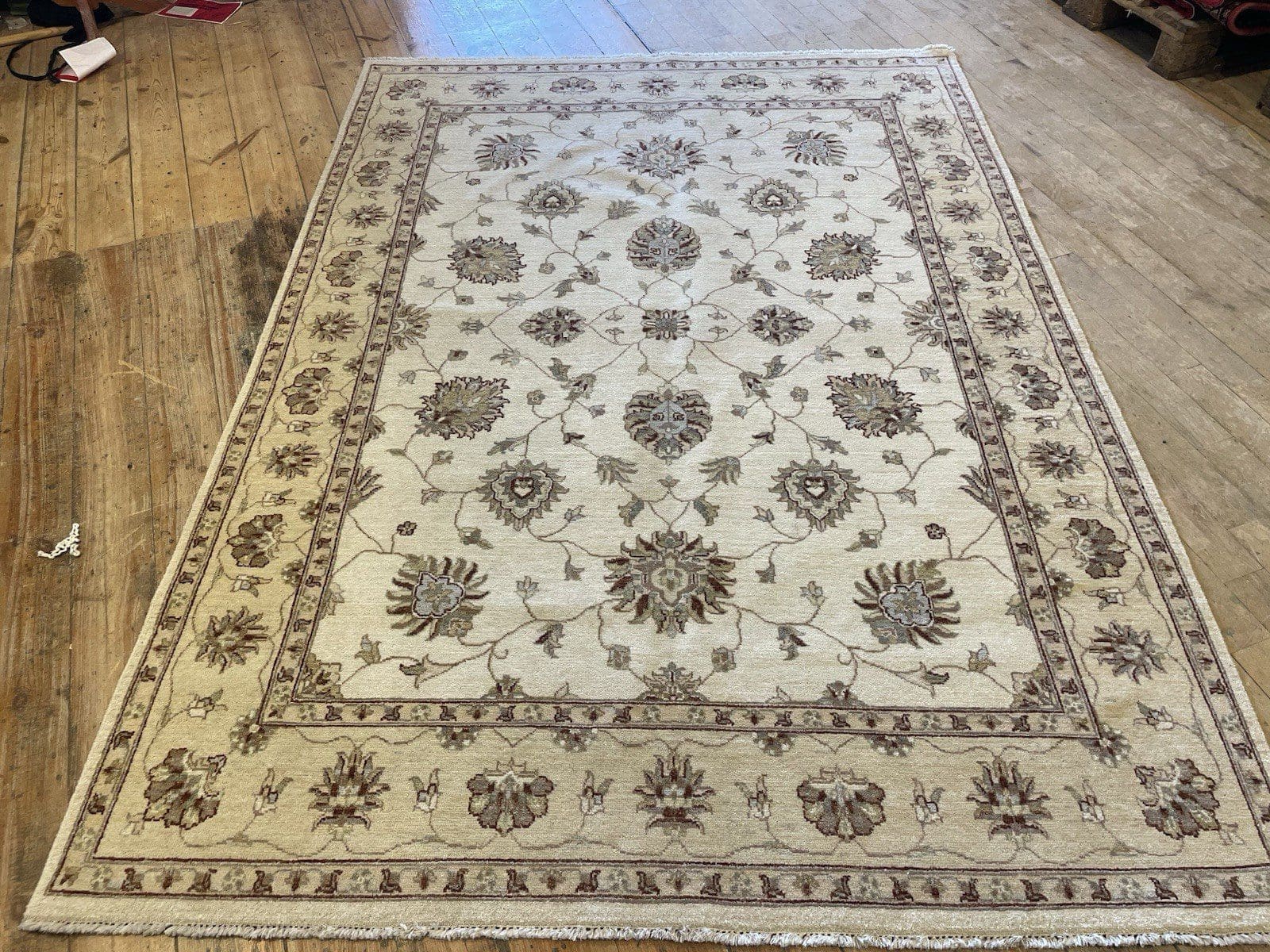 Perserteppich Farahan 240 x 170 cm Baumwolle handgeknüpft