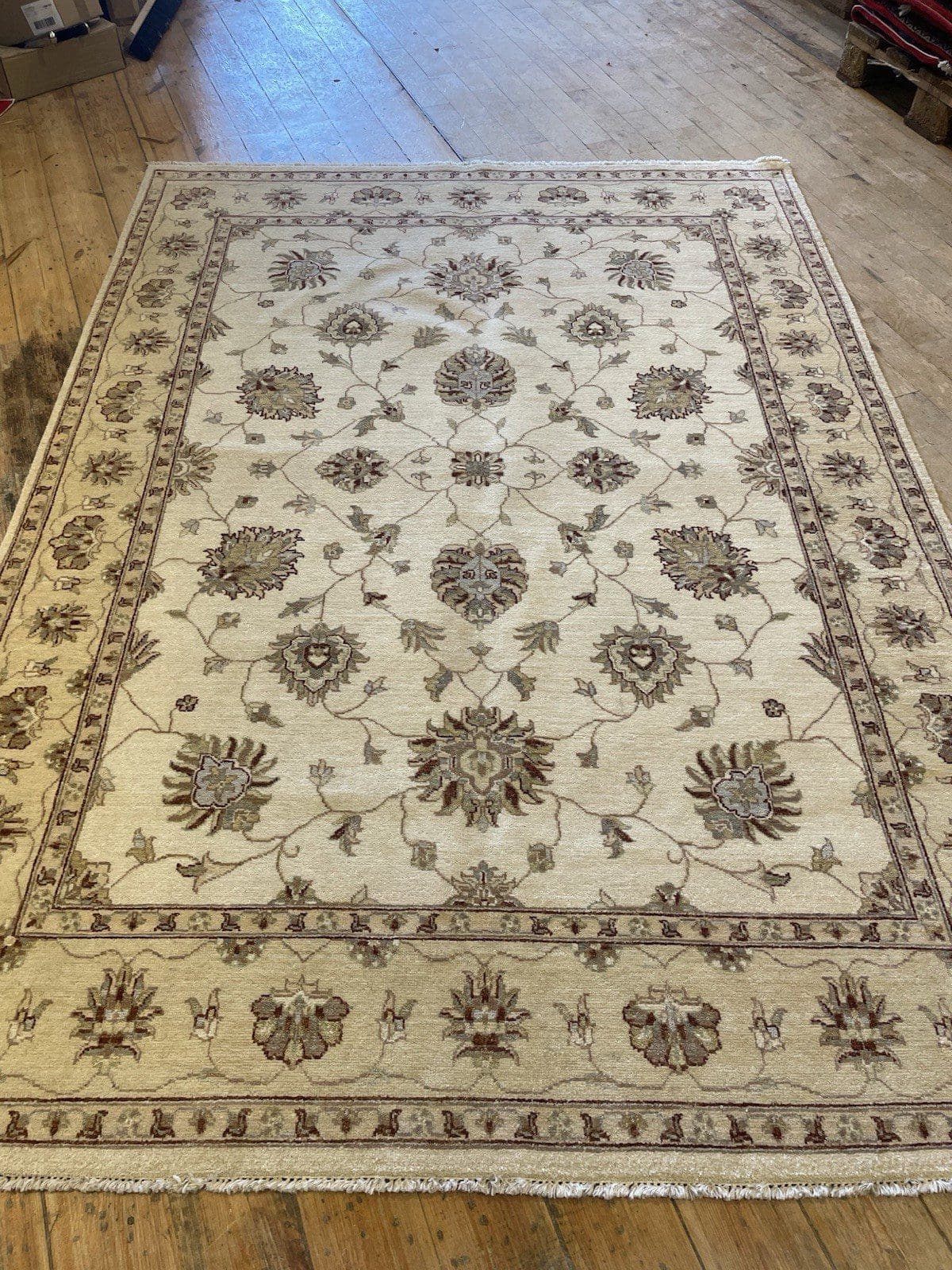 Perserteppich Farahan 240 x 170 cm Baumwolle handgeknüpft