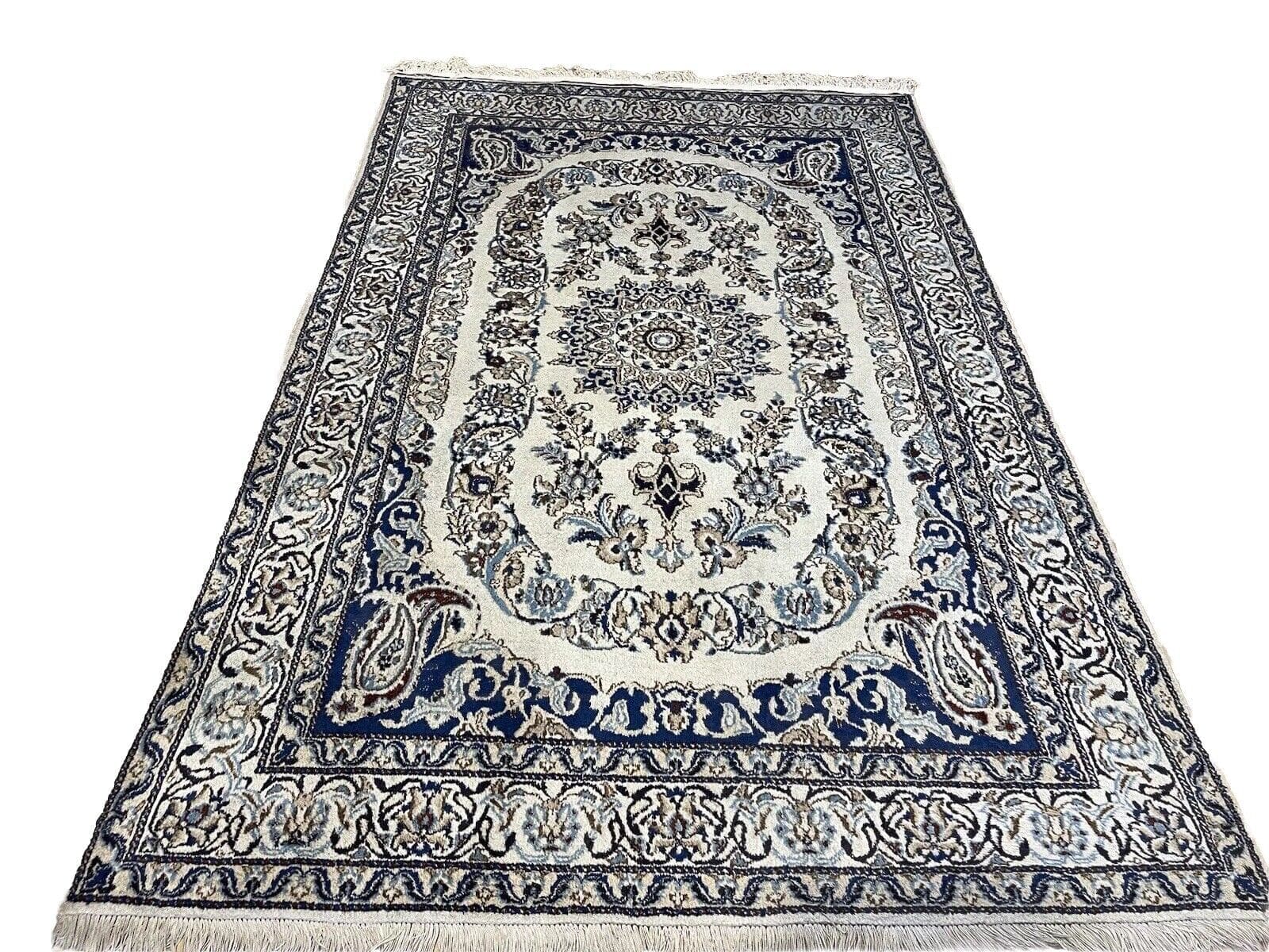 Perserteppich Nain 240x160 cm Wolle Seide handgeknüpft