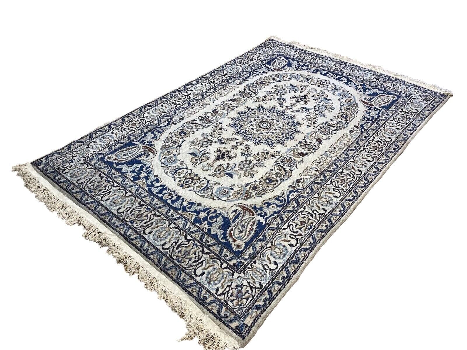 Perserteppich Nain 240x160 cm Wolle Seide handgeknüpft