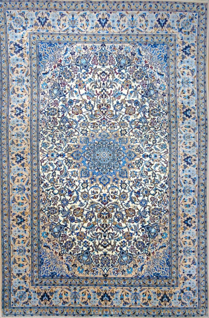 Perserteppich Nain 308 x 198 cm Wolle handgeknüpft (Verkauft)