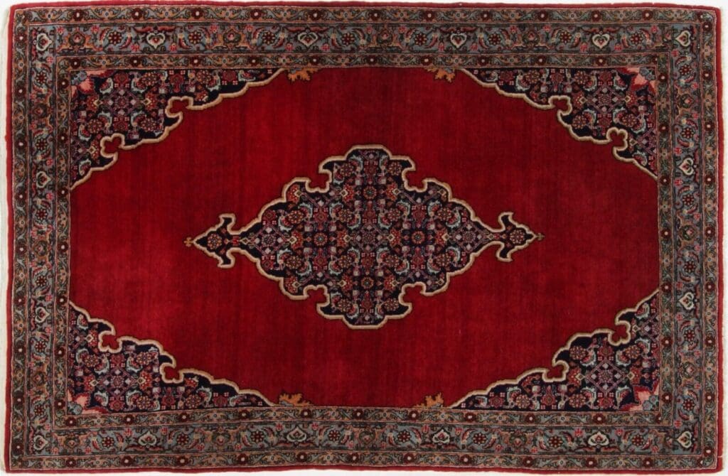 Perserteppich 184 x 122 cm Wolle handgeknüpft