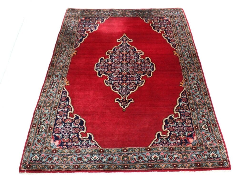 Perserteppich 184 x 122 cm Wolle handgeknüpft
