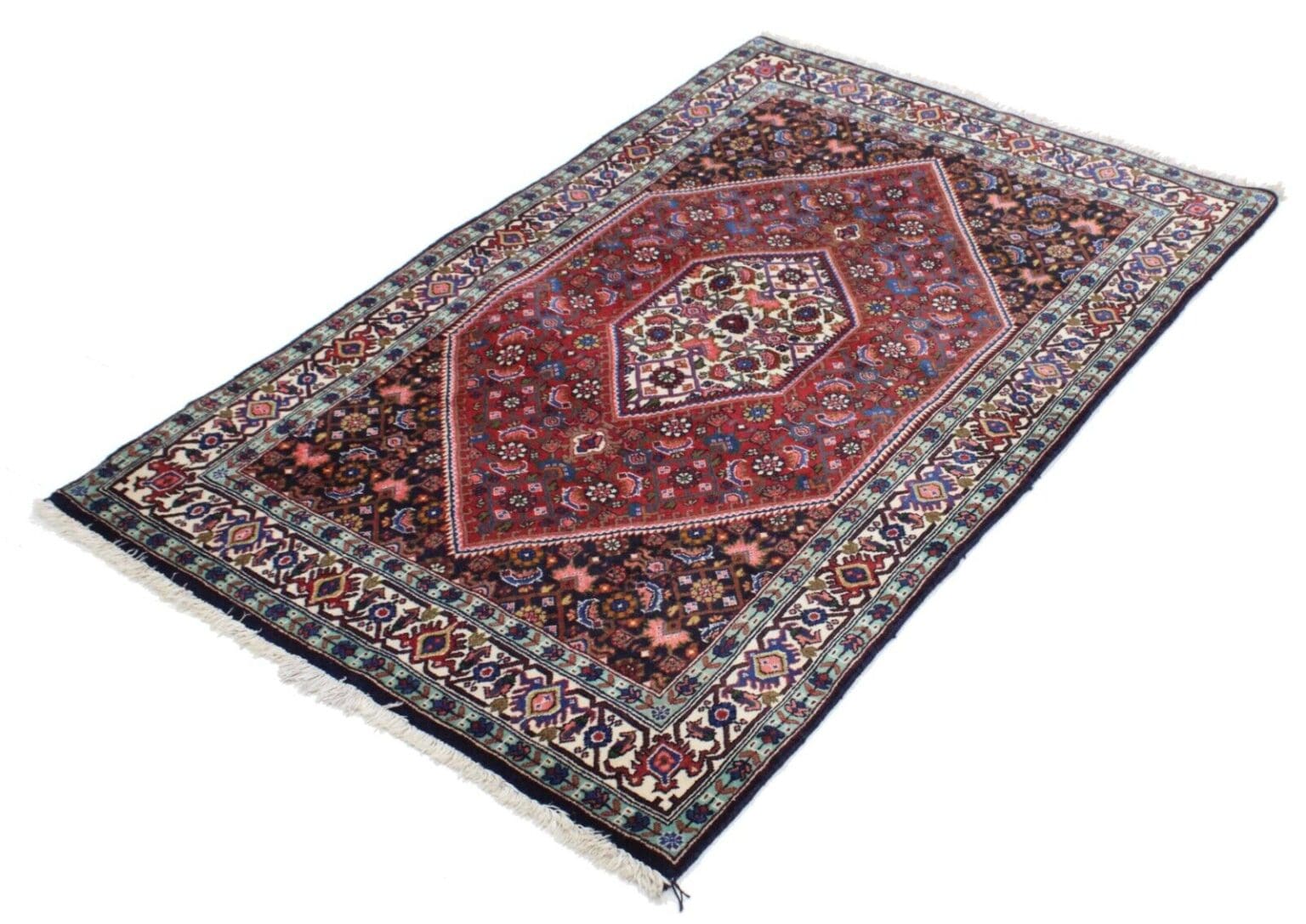 Perserteppich Shiraz 184 x 122 cm Wolle handgeknüpft