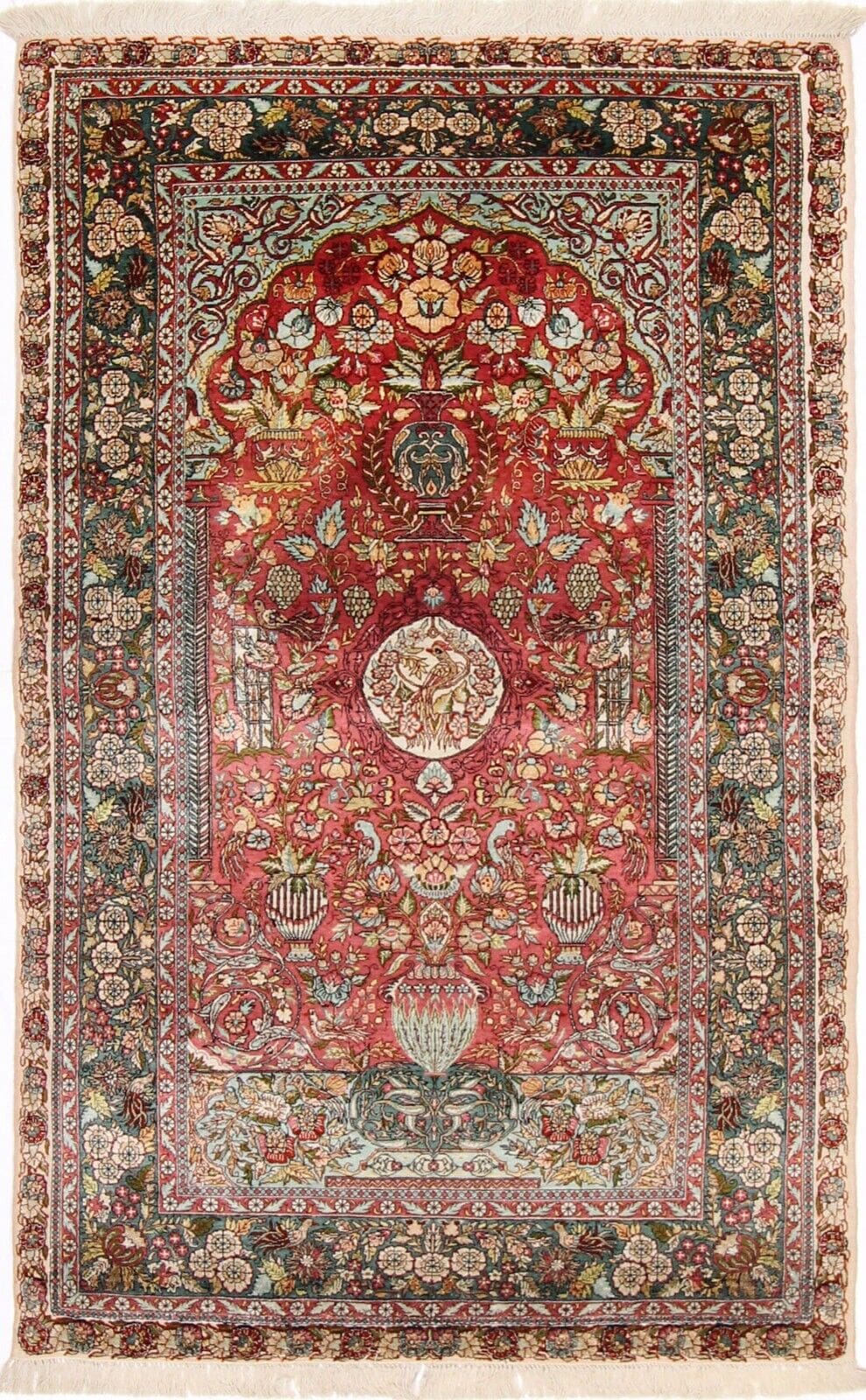 Orientteppich China 184 x 122 cm Wolle handgeknüpft