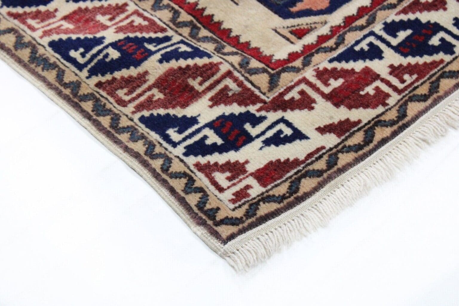 Orientteppich Kazak 184 x 122 cm Wolle handgeknüpft