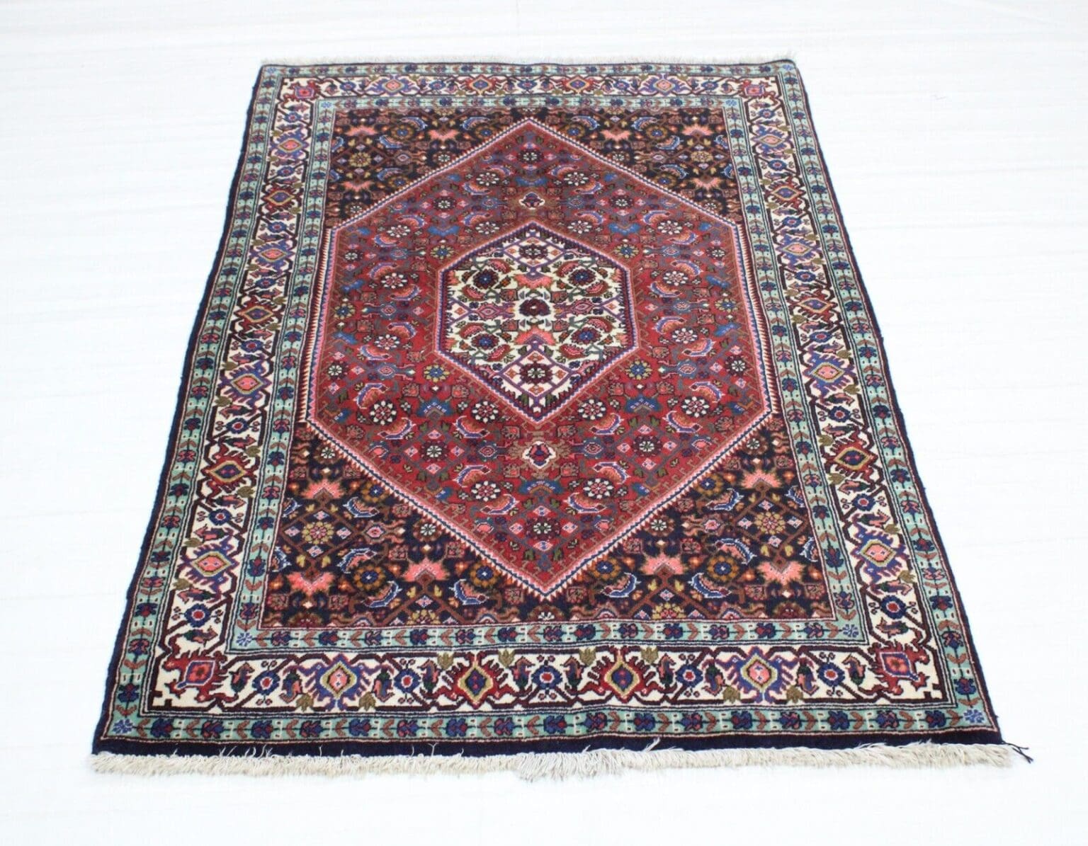 Perserteppich Shiraz 184 x 122 cm Wolle handgeknüpft