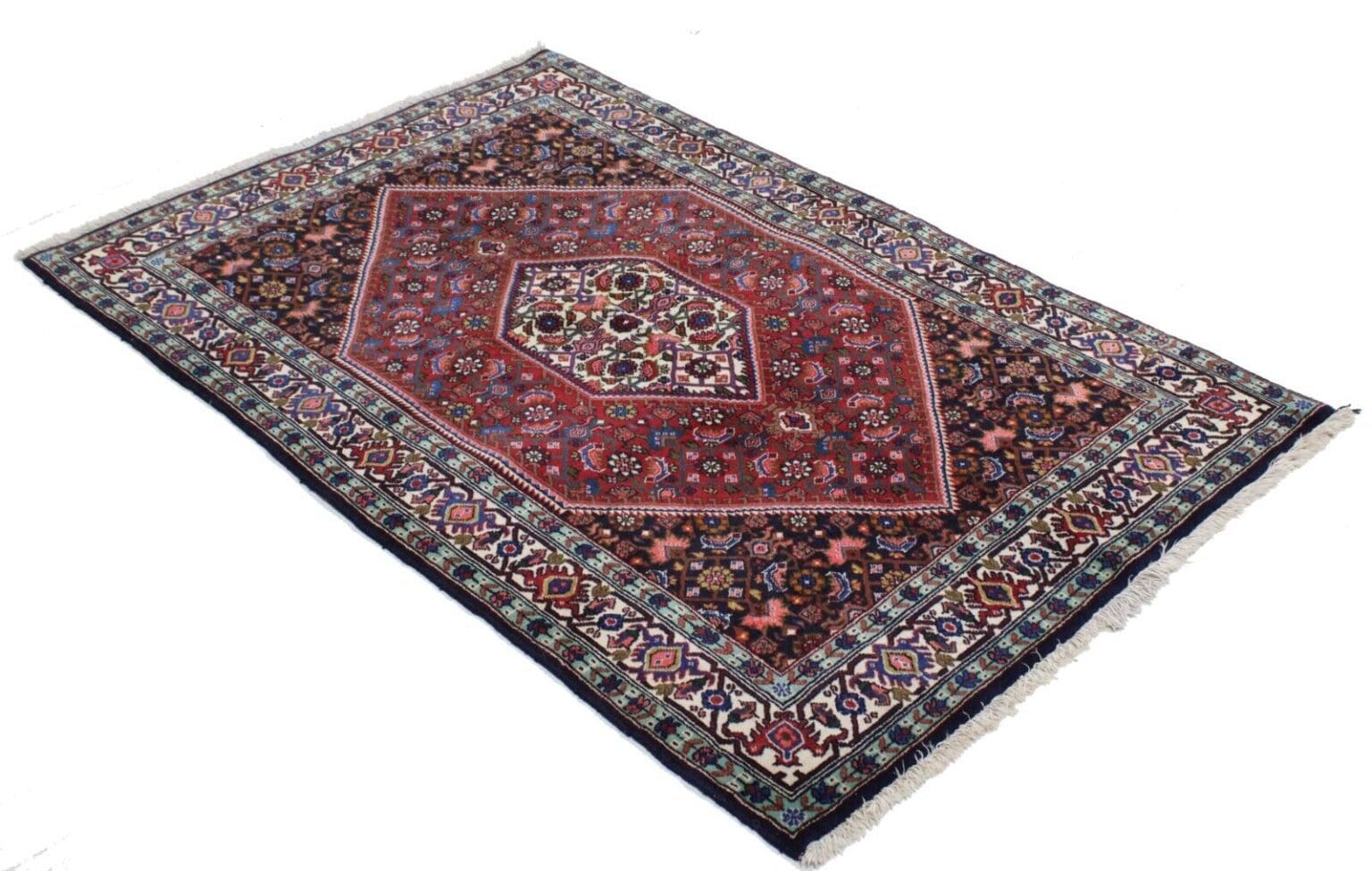 Perserteppich Shiraz 184 x 122 cm Wolle handgeknüpft