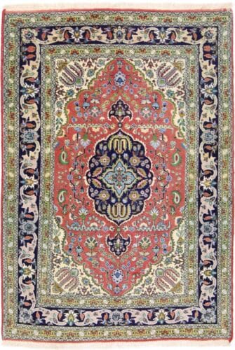 perserteppich-150-x-100-cm-handgeknupft-hohe-knotenzahl-nr-84-800-6 Perserteppich Täbriz 184 x 122 cm Wolle handgeknüpft