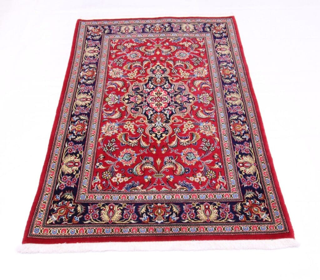 Perserteppich Ghom 184 x 122 cm Wolle handgeknüpft