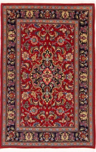 Perserteppich Ghom 184 x 122 cm Wolle handgeknüpft
