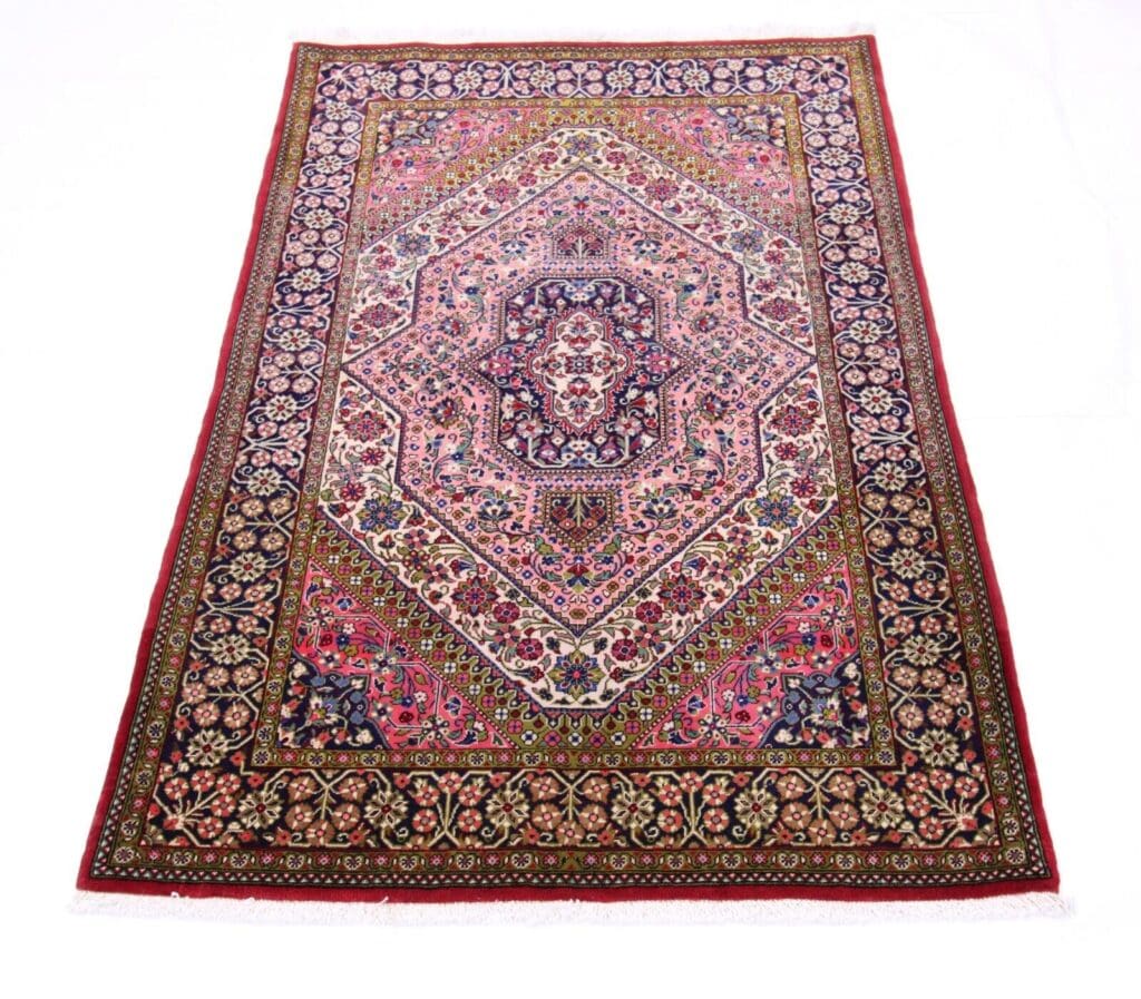 Perserteppich Ghom 184 x 122 cm Wolle handgeknüpft