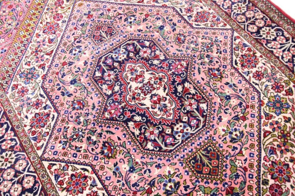 Perserteppich Ghom 184 x 122 cm Wolle handgeknüpft