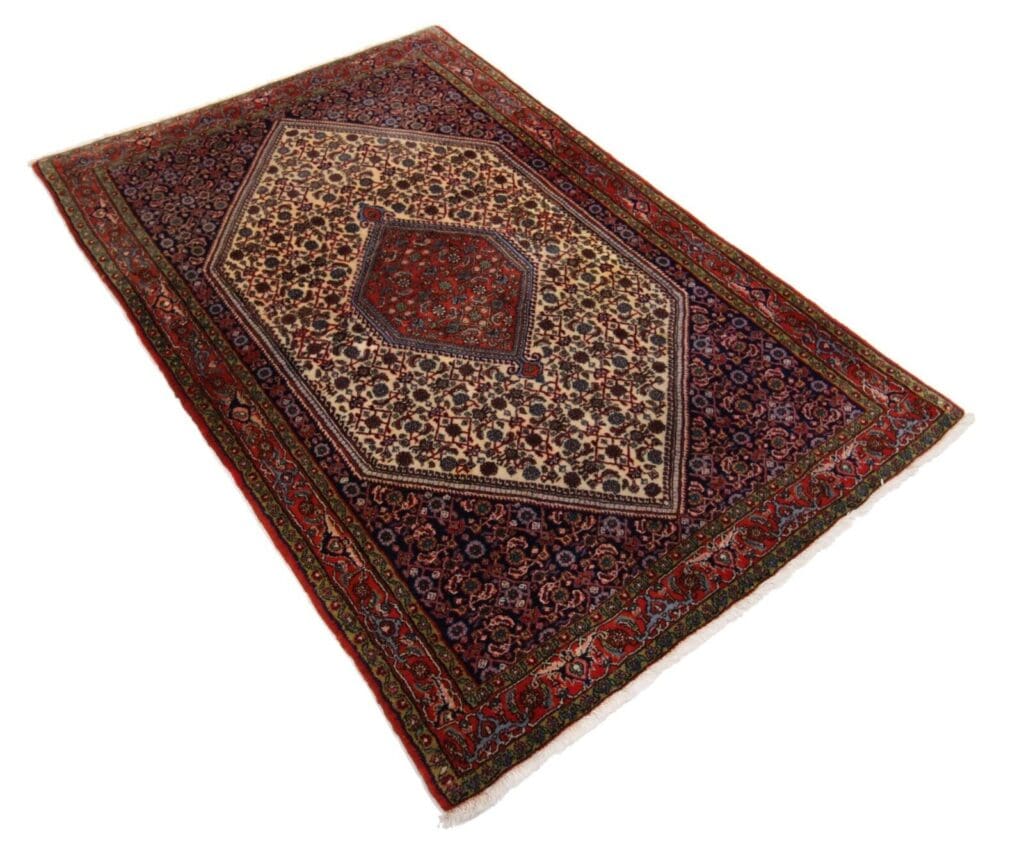 Perserteppich Bidjar 184 x 122 cm Wolle handgeknüpft