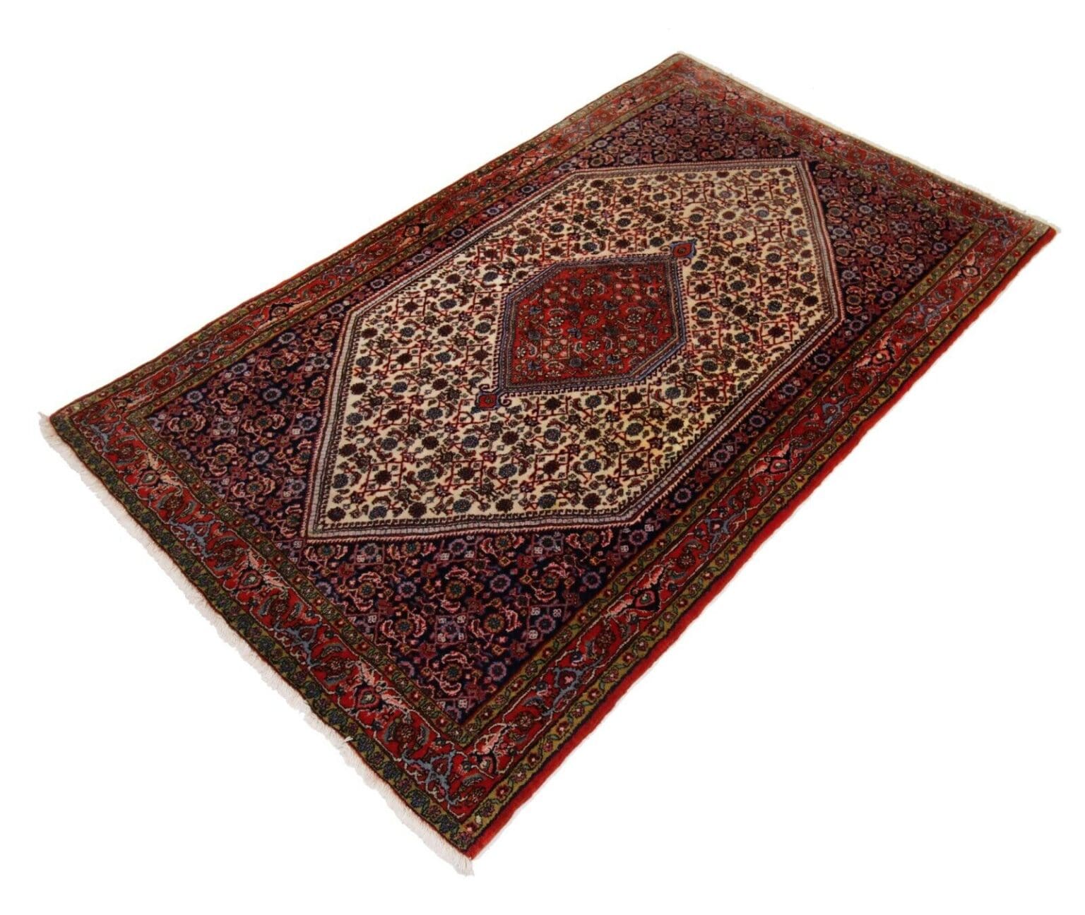 Perserteppich Bidjar 184 x 122 cm Wolle handgeknüpft