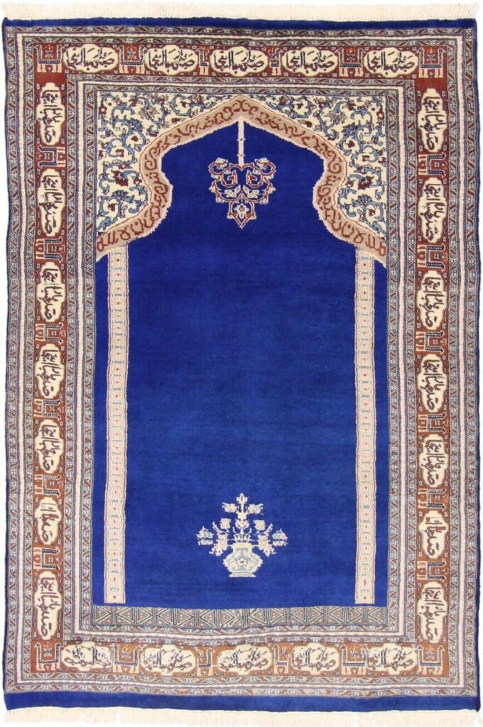 Orientteppich Buchara 184 x 122 cm Wolle handgeknüpft