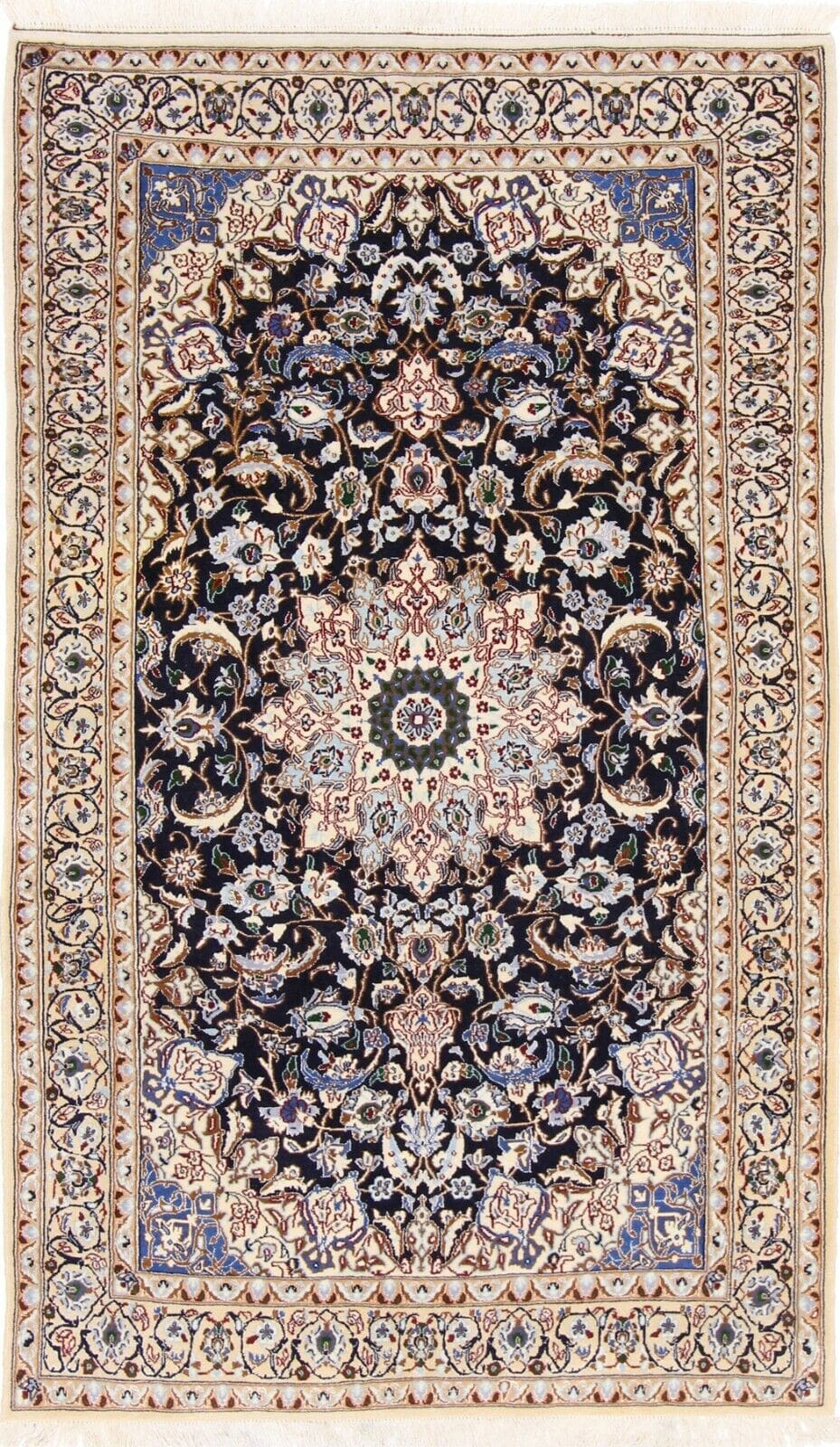 Perserteppich Nain 184x122 cm Wolle handgeknüpft