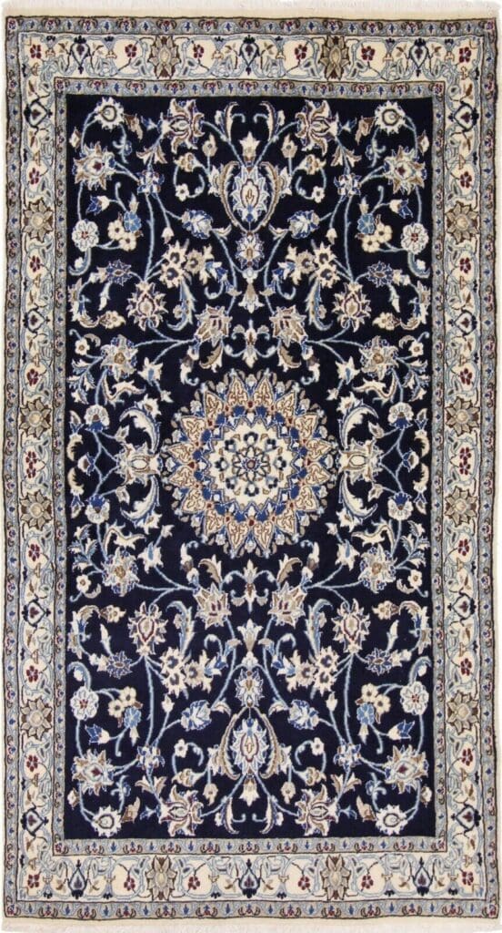 Perserteppich Nain Kaschmir 184x122 cm Wolle handgeknüpft