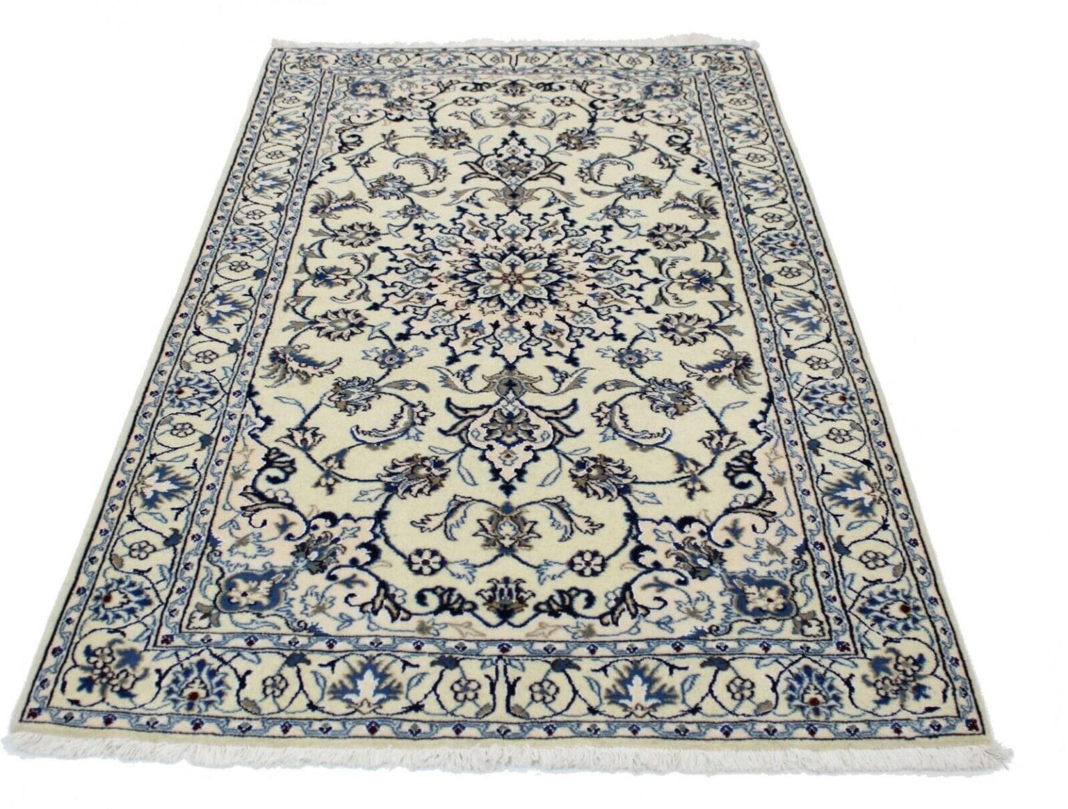 Perserteppich Nain 201x122 cm Wolle handgeknüpft
